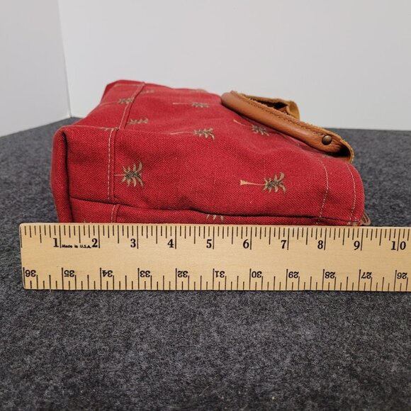 Accessories Unlimited Palm Trees Leather Handled Bag - Picture 10 of 12